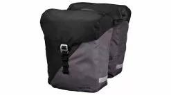 Racktime Vida Snap-it Sacoche Arrière Carbone Black/stone Gris