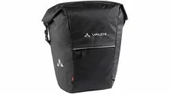 VAUDE Road Master Roll-It Waxed Sacoche Arrière Noir