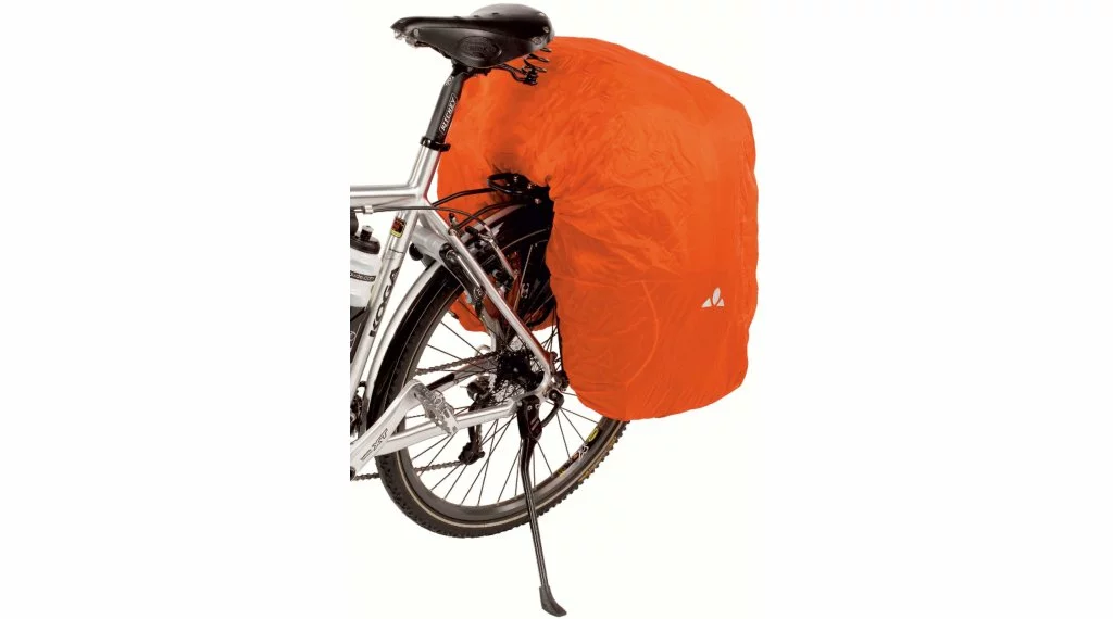 VAUDE Logo Housse Imperméable Pour Sacoche Arrière Orange 3 VAUDE Logo Housse Imperméable Pour Sacoche Arrière Orange